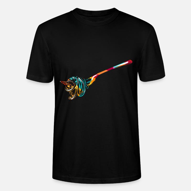 Spaghetti Geschenk - Stanley/Stella Unisex Bio-T-Shirt CRAFTER - Schwarz