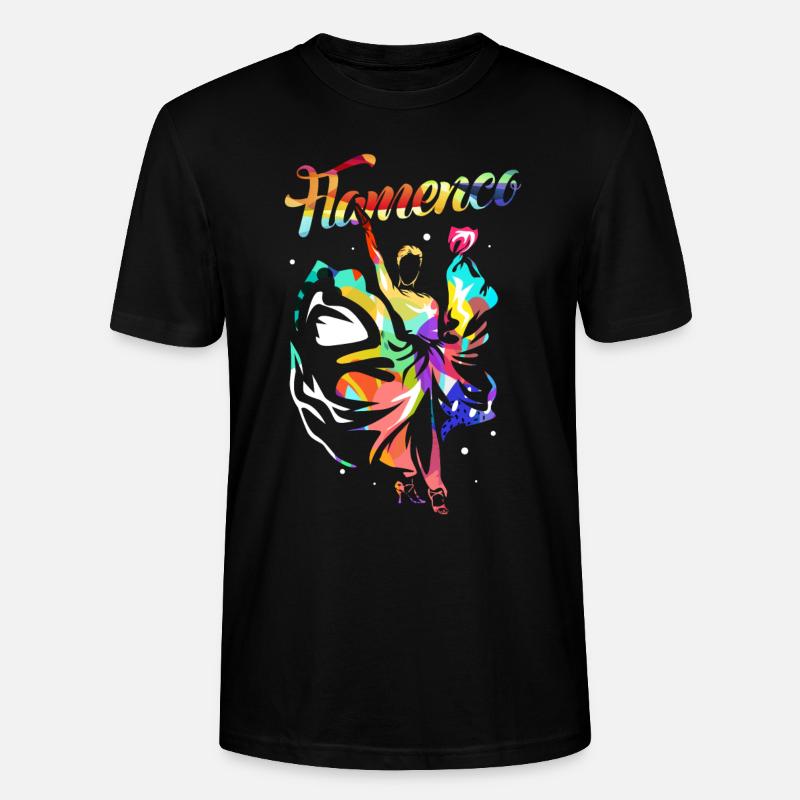 Flamenco Geschenk - Stanley/Stella Unisex Bio-T-Shirt CRAFTER - Schwarz
