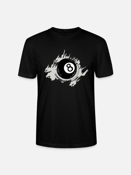 billard - T-shirt bio CRAFTER Stanley Stella Unisexe - noir