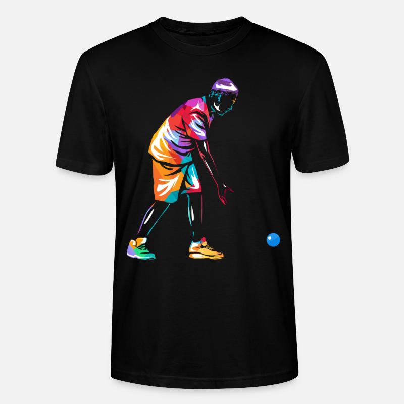 Boccia - Stanley/Stella Unisex Bio-T-Shirt CRAFTER - Schwarz