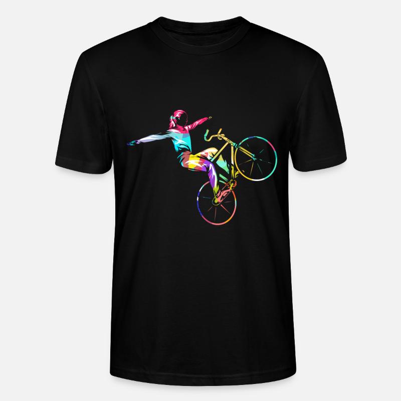 Kunstradfahren - Stanley/Stella Unisex Bio-T-Shirt CRAFTER - Schwarz