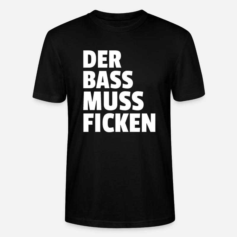 La basse doit baiser - T-shirt bio CRAFTER Stanley Stella Unisexe - noir