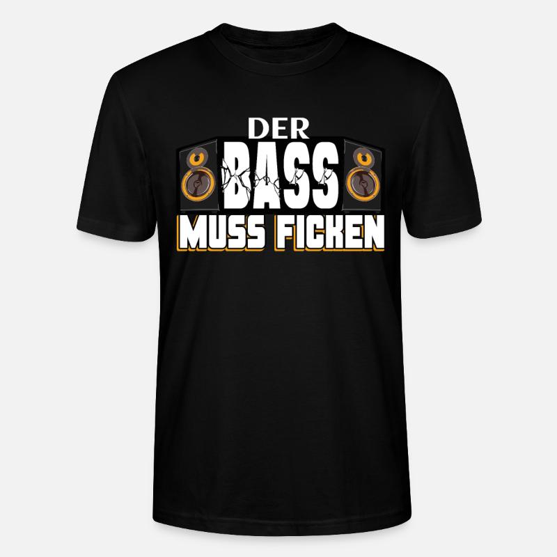 Techno la basse doit baiser - T-shirt bio CRAFTER Stanley Stella Unisexe - noir