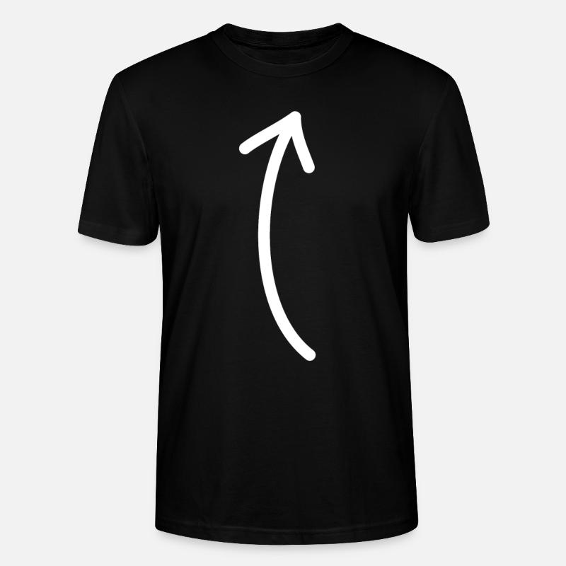 Ein Pfeile nach oben - Stanley/Stella Unisex Bio-T-Shirt CRAFTER - Schwarz