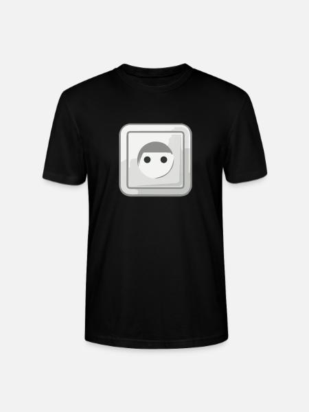 electrician - Stanley/Stella CRAFTER Unisex Organic T-Shirt - black