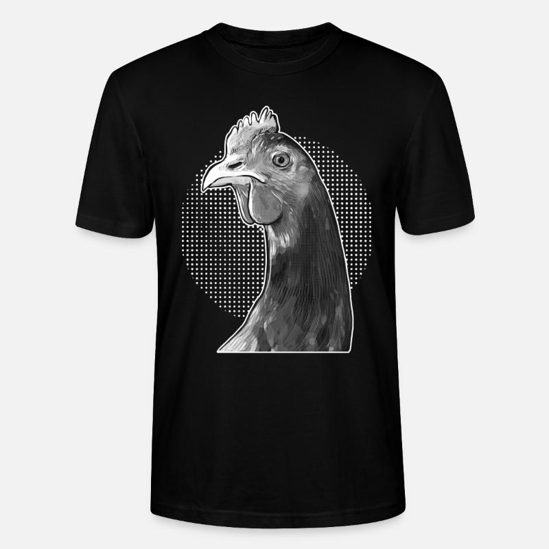 Hahn Gockel - Stanley/Stella Unisex Bio-T-Shirt CRAFTER - Schwarz