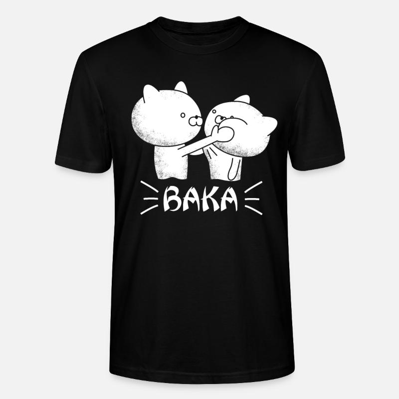 Baka Anime Spruch Japan - Stanley/Stella Unisex Bio-T-Shirt CRAFTER - Schwarz
