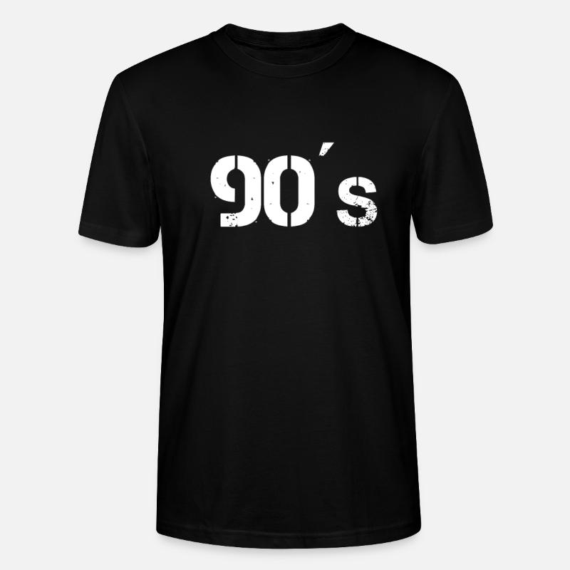 90er 90´s Neunziger Geschenkidee - Stanley/Stella Unisex Bio-T-Shirt CRAFTER - Schwarz