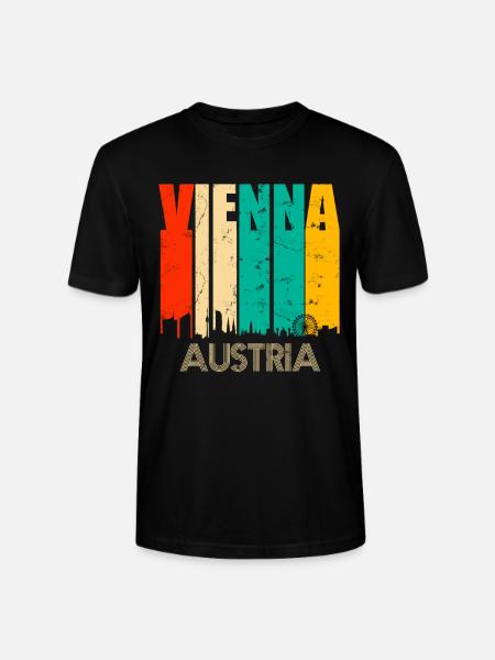 Wien Vienna - Stanley/Stella CRAFTER Unisex Organic T-Shirt - black