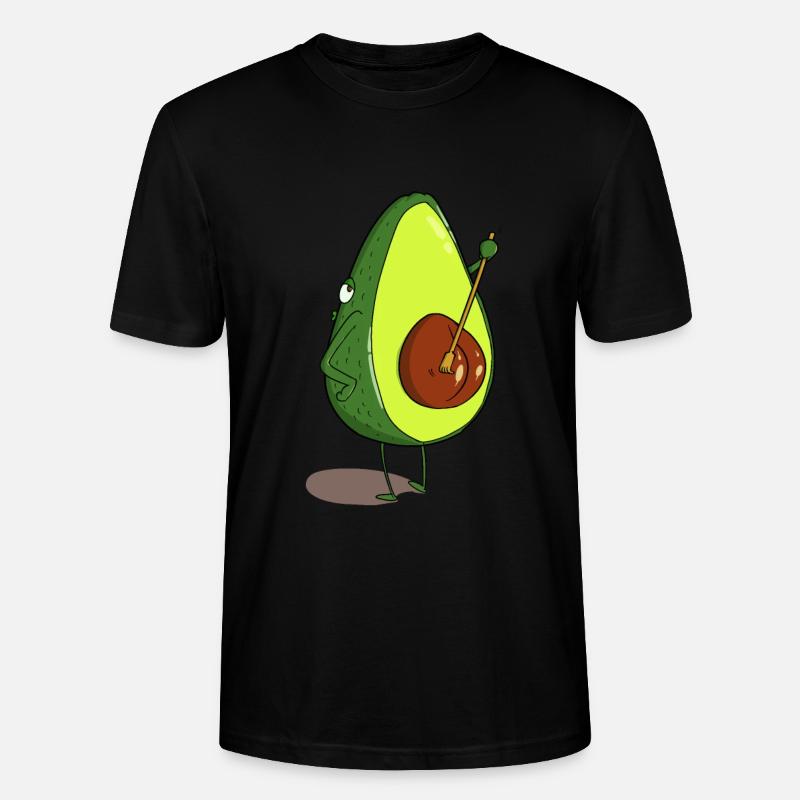 Avocado - Stanley/Stella Unisex Bio-T-Shirt CRAFTER - Schwarz
