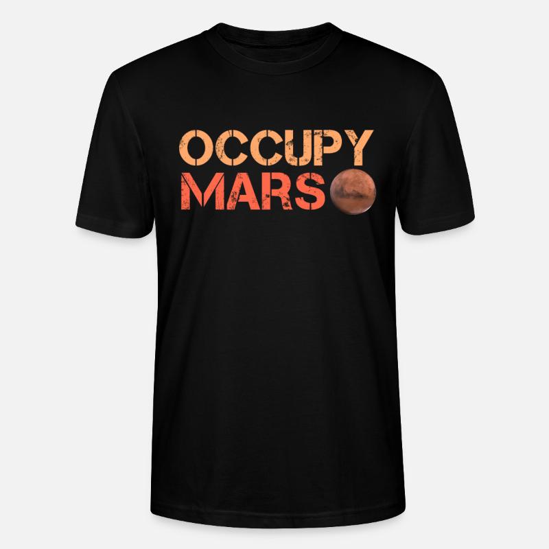Occupy Mars - Stanley/Stella Unisex Bio-T-Shirt CRAFTER - Schwarz