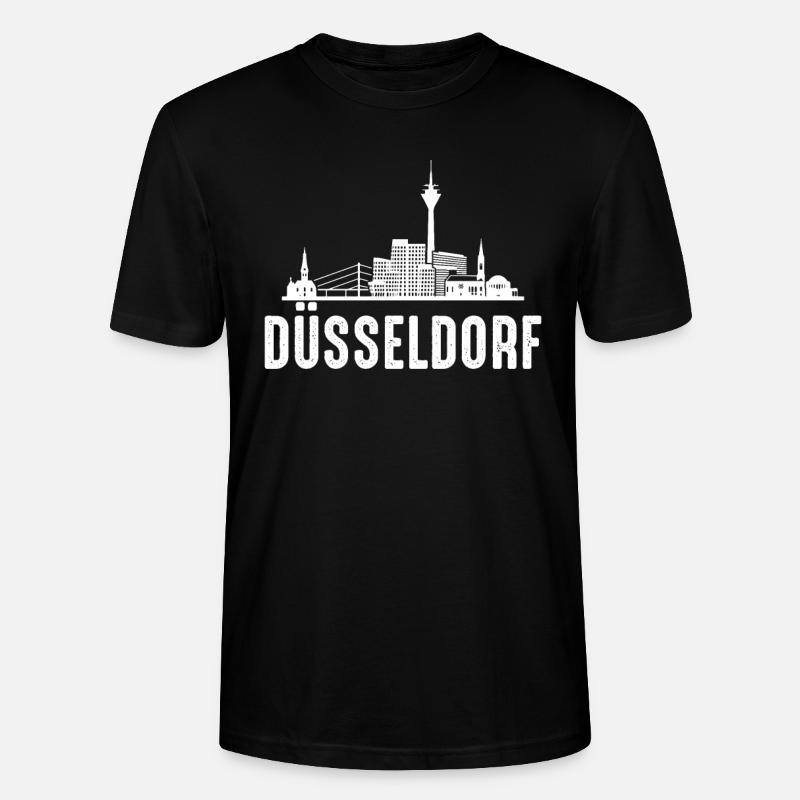Düsseldorf - Stanley/Stella Unisex Bio-T-Shirt CRAFTER - Schwarz
