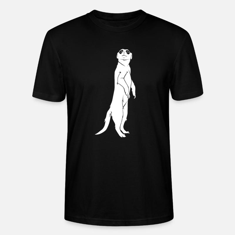 Erdmännchen - Stanley/Stella Unisex Bio-T-Shirt CRAFTER - Schwarz