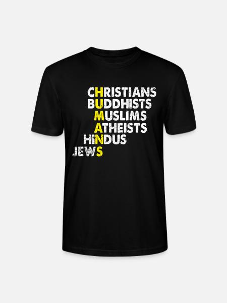 Religions equality - Stanley/Stella CRAFTER Unisex Organic T-Shirt - black