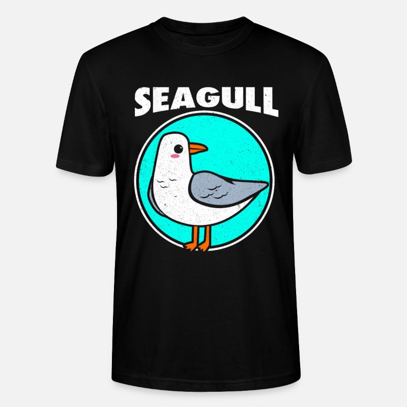 Möwe - Stanley/Stella Unisex Bio-T-Shirt CRAFTER - Schwarz