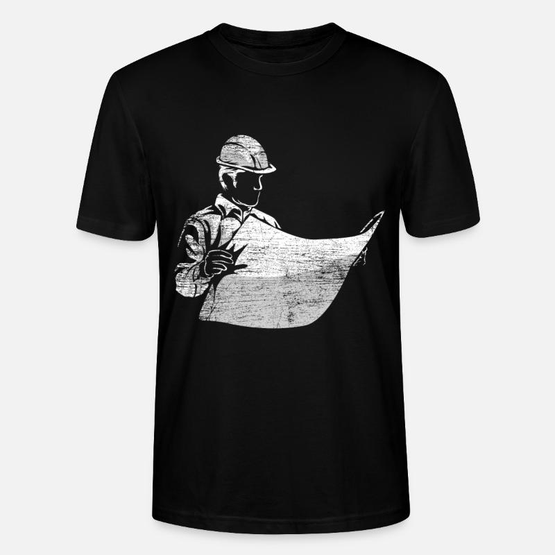 Bautechniker - Stanley/Stella Unisex Bio-T-Shirt CRAFTER - Schwarz