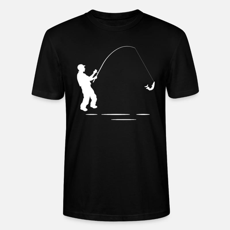 Pêche - T-shirt bio CRAFTER Stanley Stella Unisexe - noir