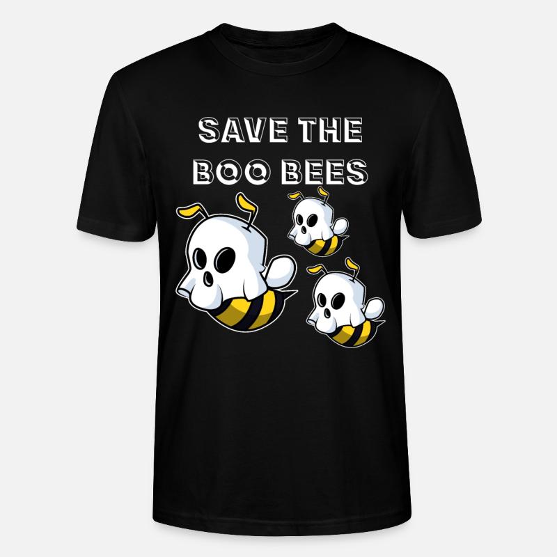 Save The Boo Bees - Stanley/Stella Unisex Bio-T-Shirt CRAFTER - Schwarz