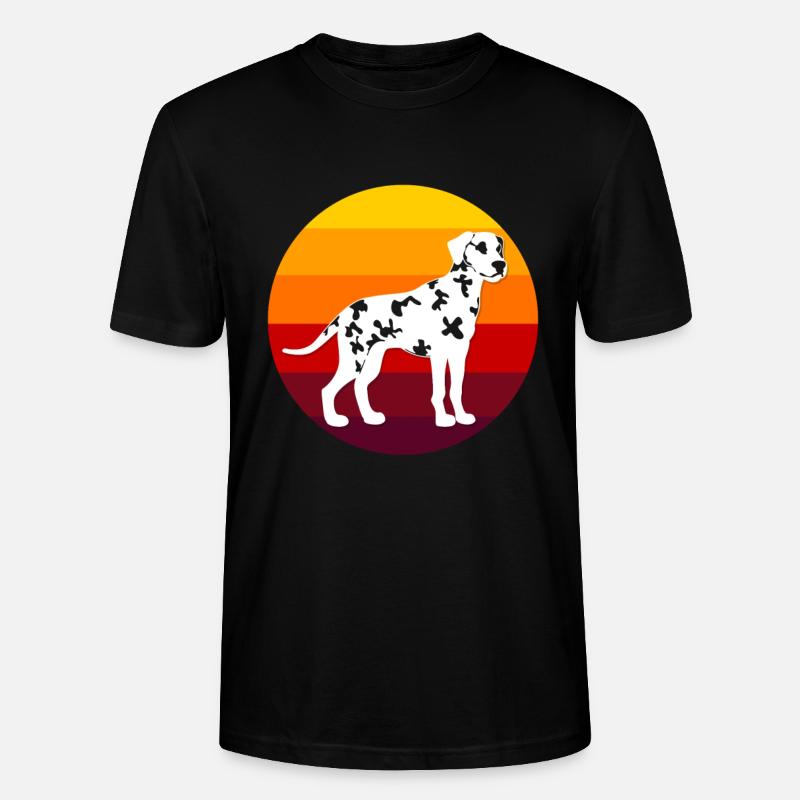 Dalmatiner - Stanley/Stella Unisex Bio-T-Shirt CRAFTER - Schwarz