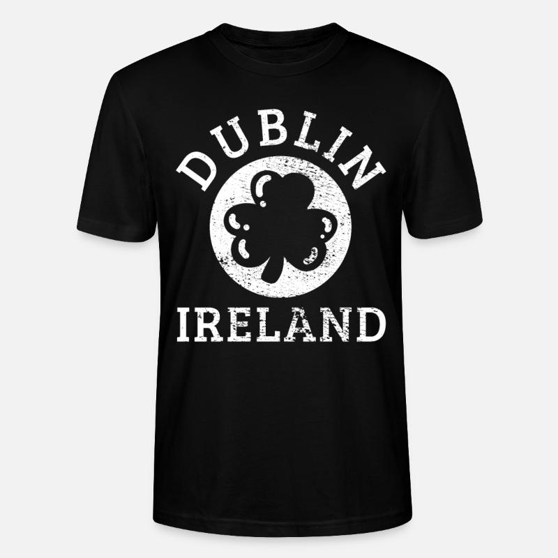 Dublin - Stanley/Stella Unisex Bio-T-Shirt CRAFTER - Schwarz