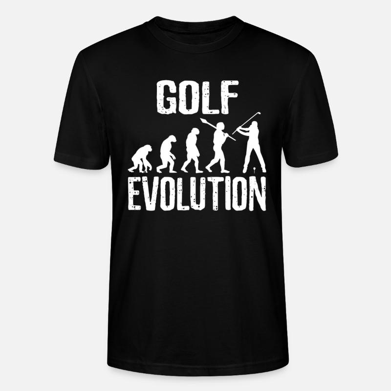 Golf Evolution - Stanley/Stella CRAFTER Unisex Organic T-Shirt - black