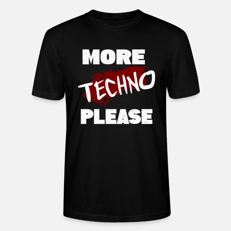 Techno - Stanley/Stella Unisex Bio-T-Shirt CRAFTER - Schwarz