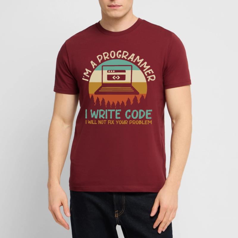 Programmeur Code Codage T-shirt bio CRAFTER Stanley Stella Unisexe