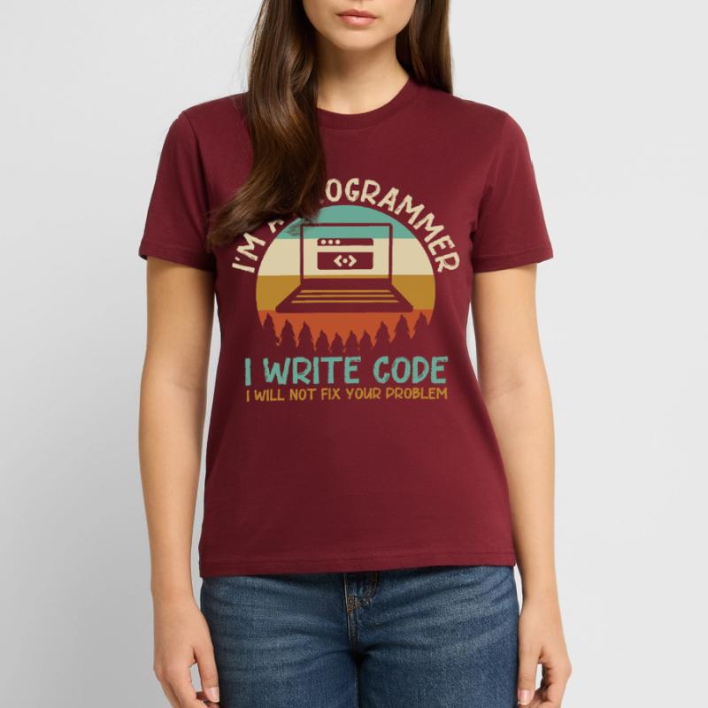 Programmeur Code Codage T-shirt bio CRAFTER Stanley Stella Unisexe