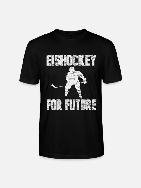 Eishockey - Stanley/Stella Unisex Bio-T-Shirt CRAFTER - Schwarz