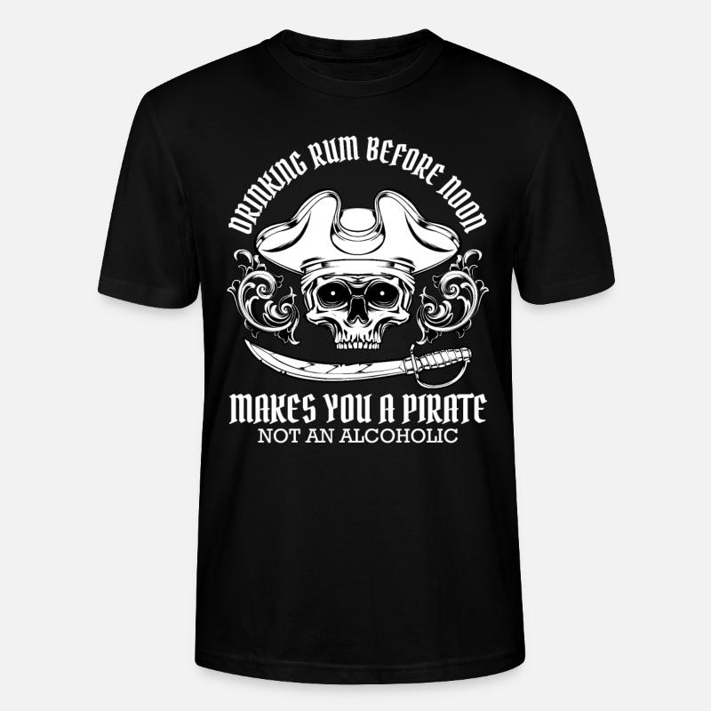 Pirat - Stanley/Stella Unisex Bio-T-Shirt CRAFTER - Schwarz