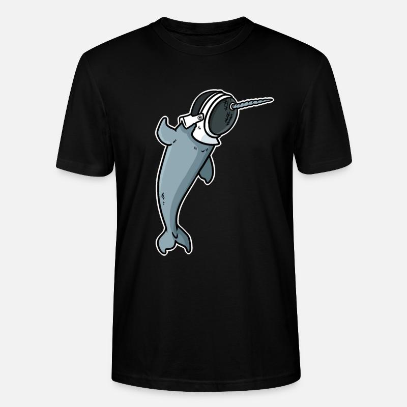 Fechten Geschenk - Stanley/Stella Unisex Bio-T-Shirt CRAFTER - Schwarz