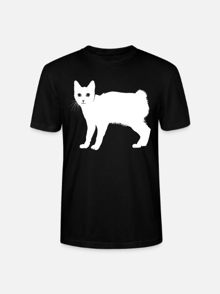 Japanese Bobtail - Stanley/Stella CRAFTER Unisex Organic T-Shirt - black