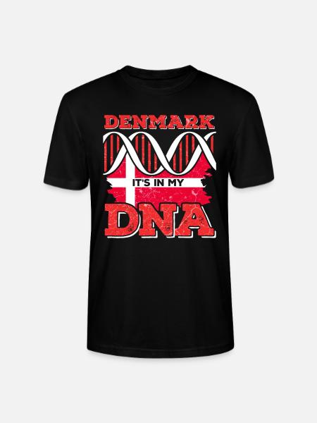 Denmark Danmark Denmark - Stanley/Stella CRAFTER Unisex Organic T-Shirt - black