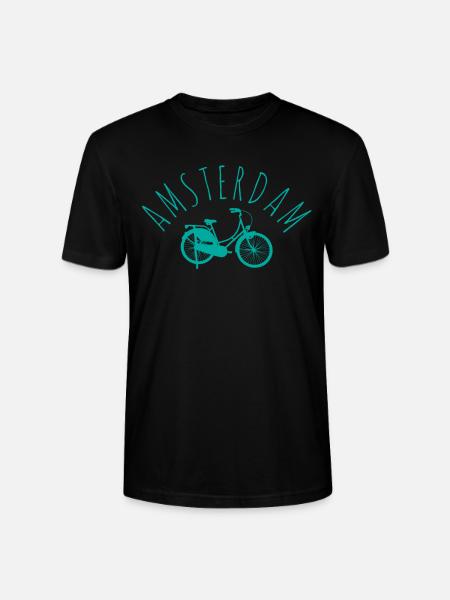 Amsterdam - Stanley/Stella CRAFTER Unisex Organic T-Shirt - black