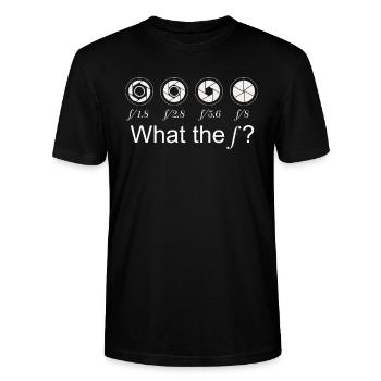 Kamera - Stanley/Stella Unisex Bio-T-Shirt CRAFTER - Schwarz - Vorne - Alina (178cm) & Michal (187cm)
