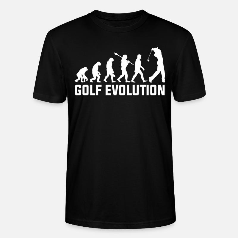 Golf Evolution - Stanley/Stella CRAFTER Unisex Organic T-Shirt - black