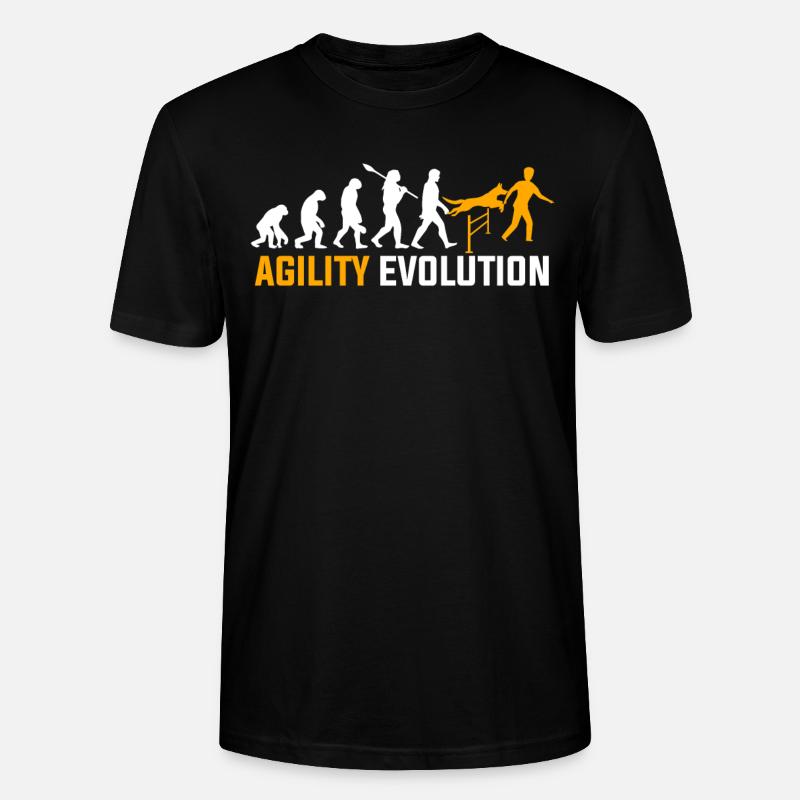 Evolution de l'agilité - T-shirt bio CRAFTER Stanley Stella Unisexe - noir