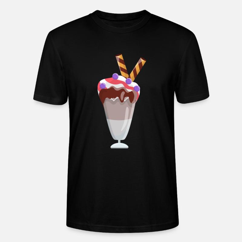 Eisbecher - Stanley/Stella Unisex Bio-T-Shirt CRAFTER - Schwarz