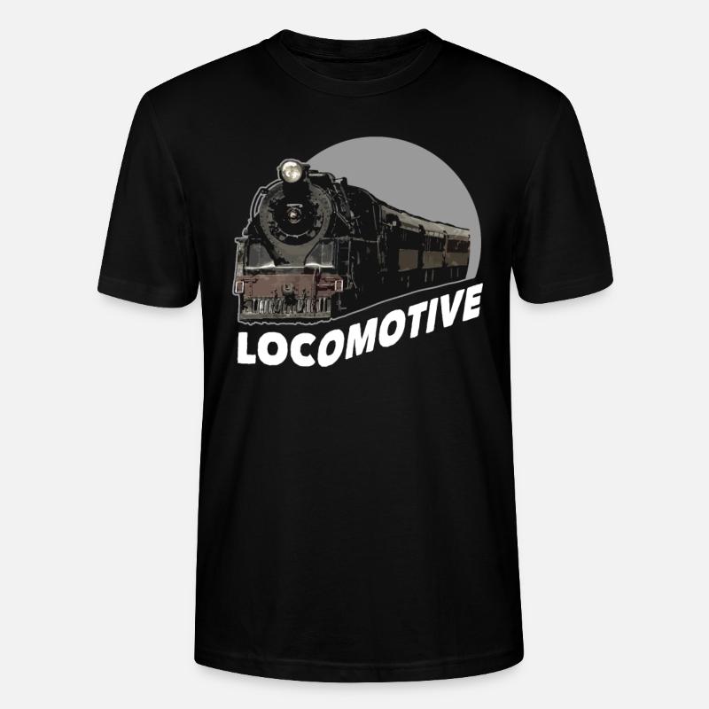 Train trains train modèle - T-shirt bio CRAFTER Stanley Stella Unisexe - noir