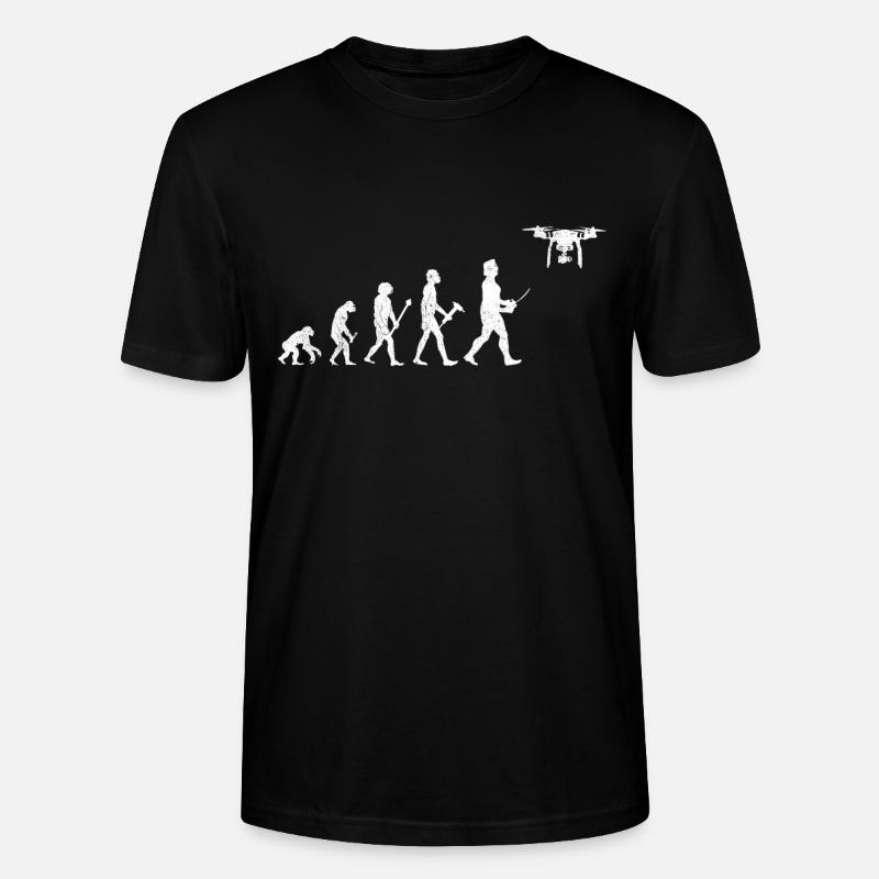 Drone Evolution Pilot - T-shirt bio CRAFTER Stanley Stella Unisexe - noir
