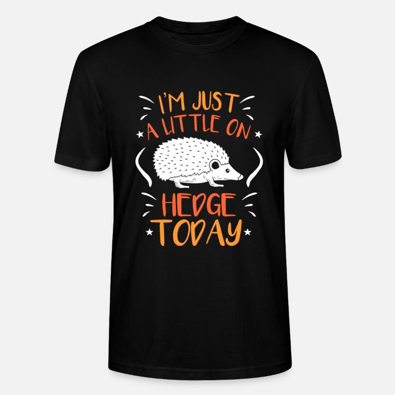 Igel - Stanley/Stella Unisex Bio-T-Shirt CRAFTER - Schwarz