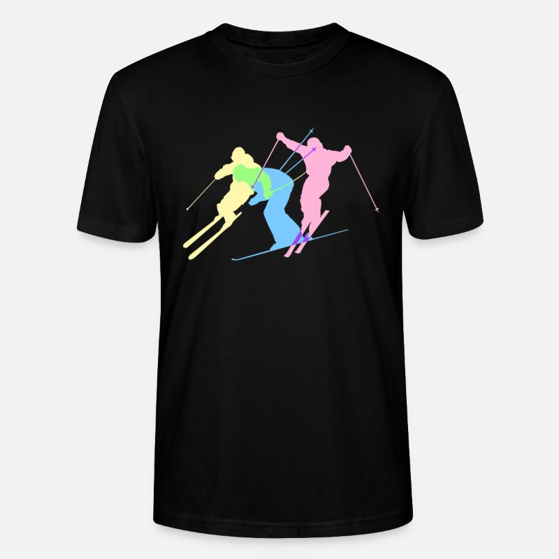 ski - T-shirt bio CRAFTER Stanley Stella Unisexe - noir
