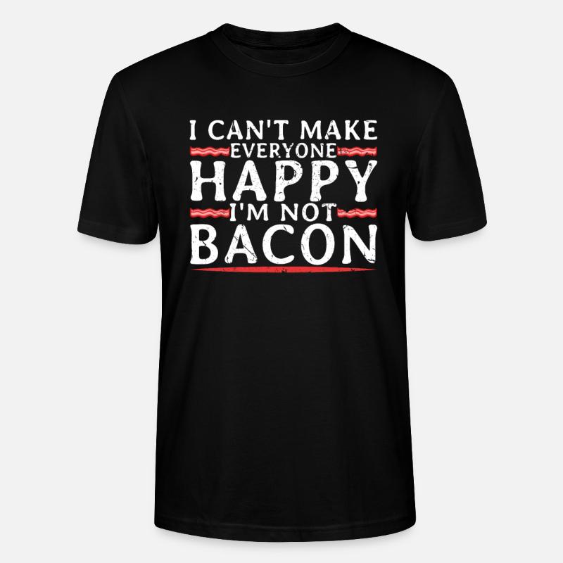 Bacon - Stanley/Stella Unisex Bio-T-Shirt CRAFTER - Schwarz