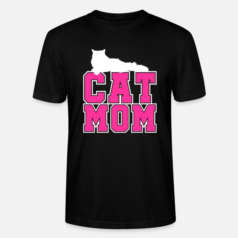 KATZE KATZEN MAMA KÄTZCHEN - Stanley/Stella Unisex Bio-T-Shirt CRAFTER - Schwarz