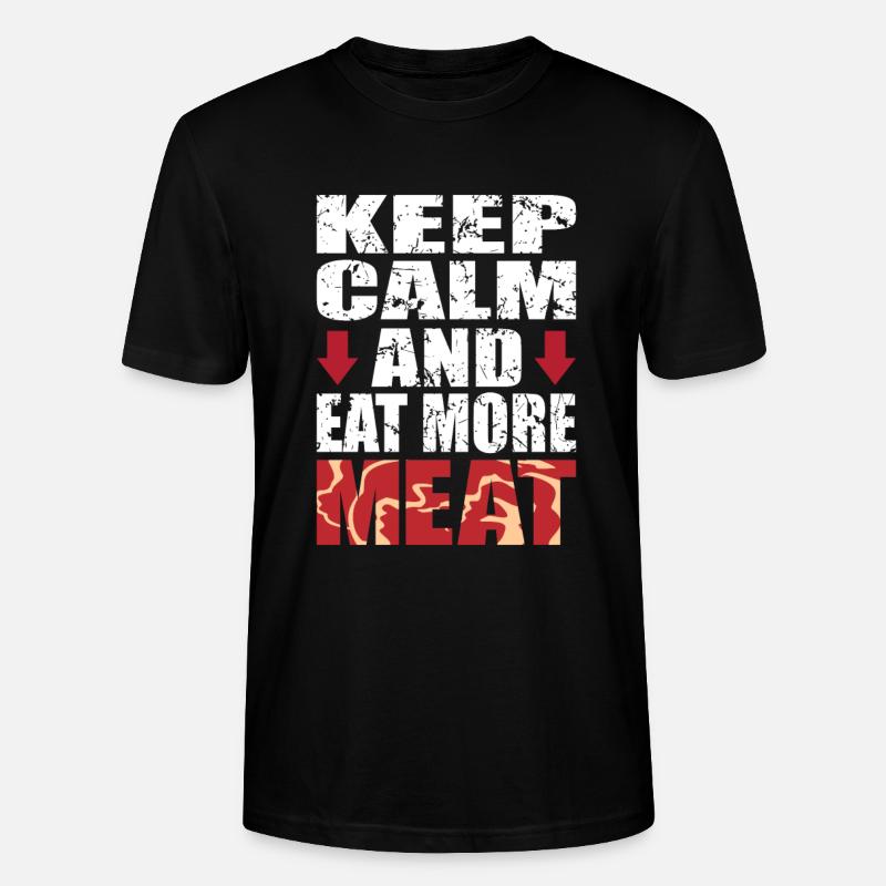 Fleisch - Stanley/Stella Unisex Bio-T-Shirt CRAFTER - Schwarz