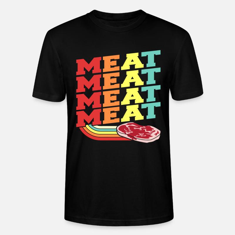 Fleisch - Stanley/Stella Unisex Bio-T-Shirt CRAFTER - Schwarz