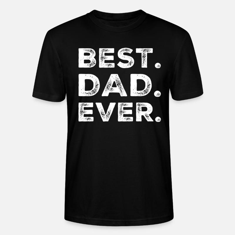 Bester Papa - Stanley/Stella Unisex Bio-T-Shirt CRAFTER - Schwarz