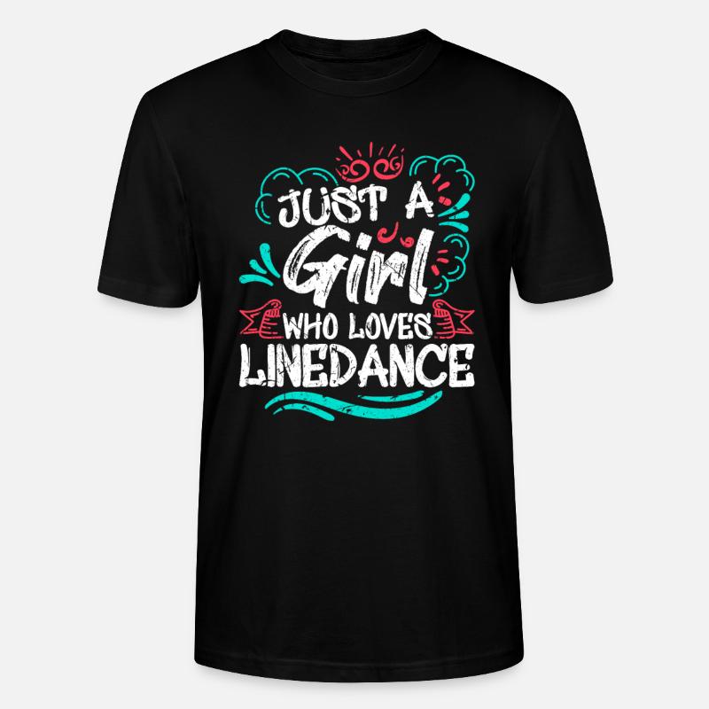 Linedance Geschenk - Stanley/Stella Unisex Bio-T-Shirt CRAFTER - Schwarz