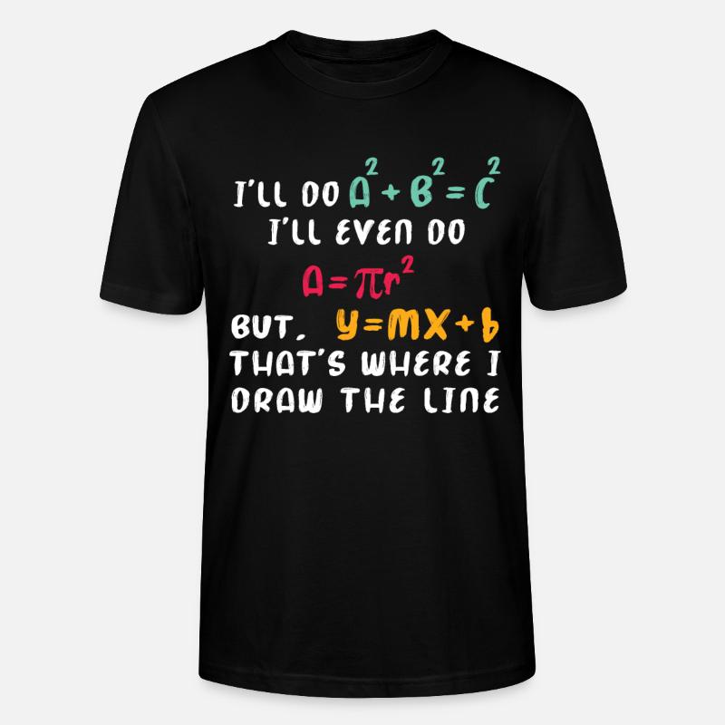 Mathe Nerd - Stanley/Stella Unisex Bio-T-Shirt CRAFTER - Schwarz