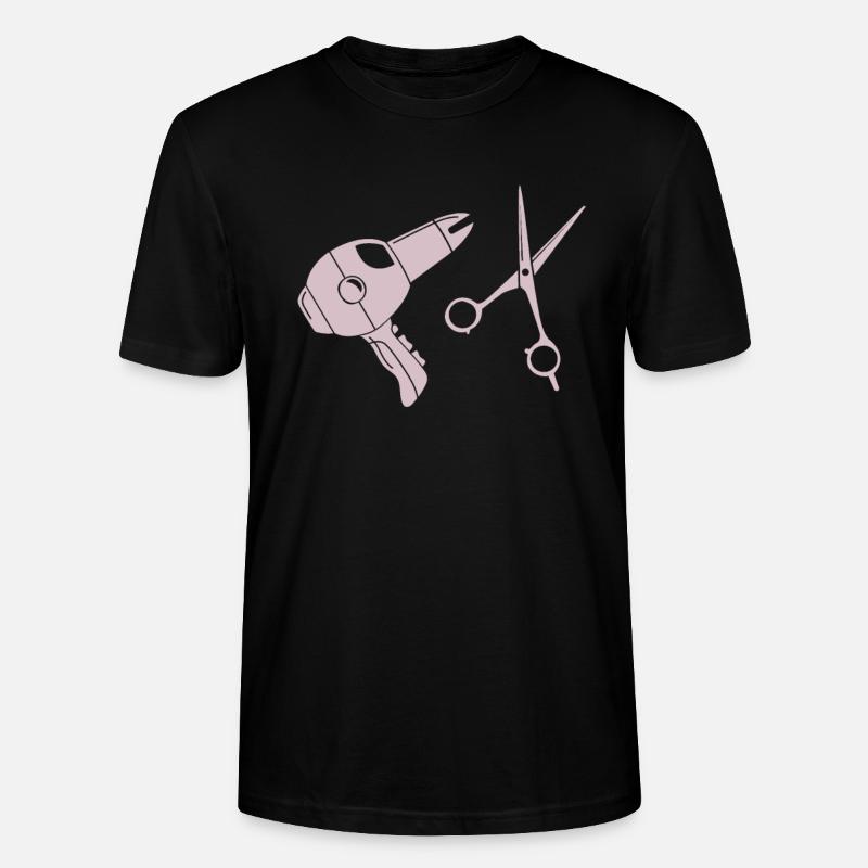 Friseur - Stanley/Stella Unisex Bio-T-Shirt CRAFTER - Schwarz